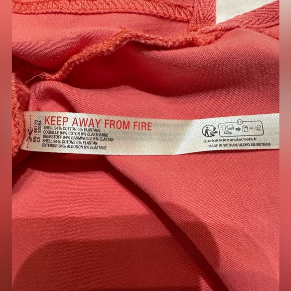 Free People FP Movement Hot Shot Hooded Layer Pullover Hibiscus Tulip Pink Sz XS - Picture 14 of 16